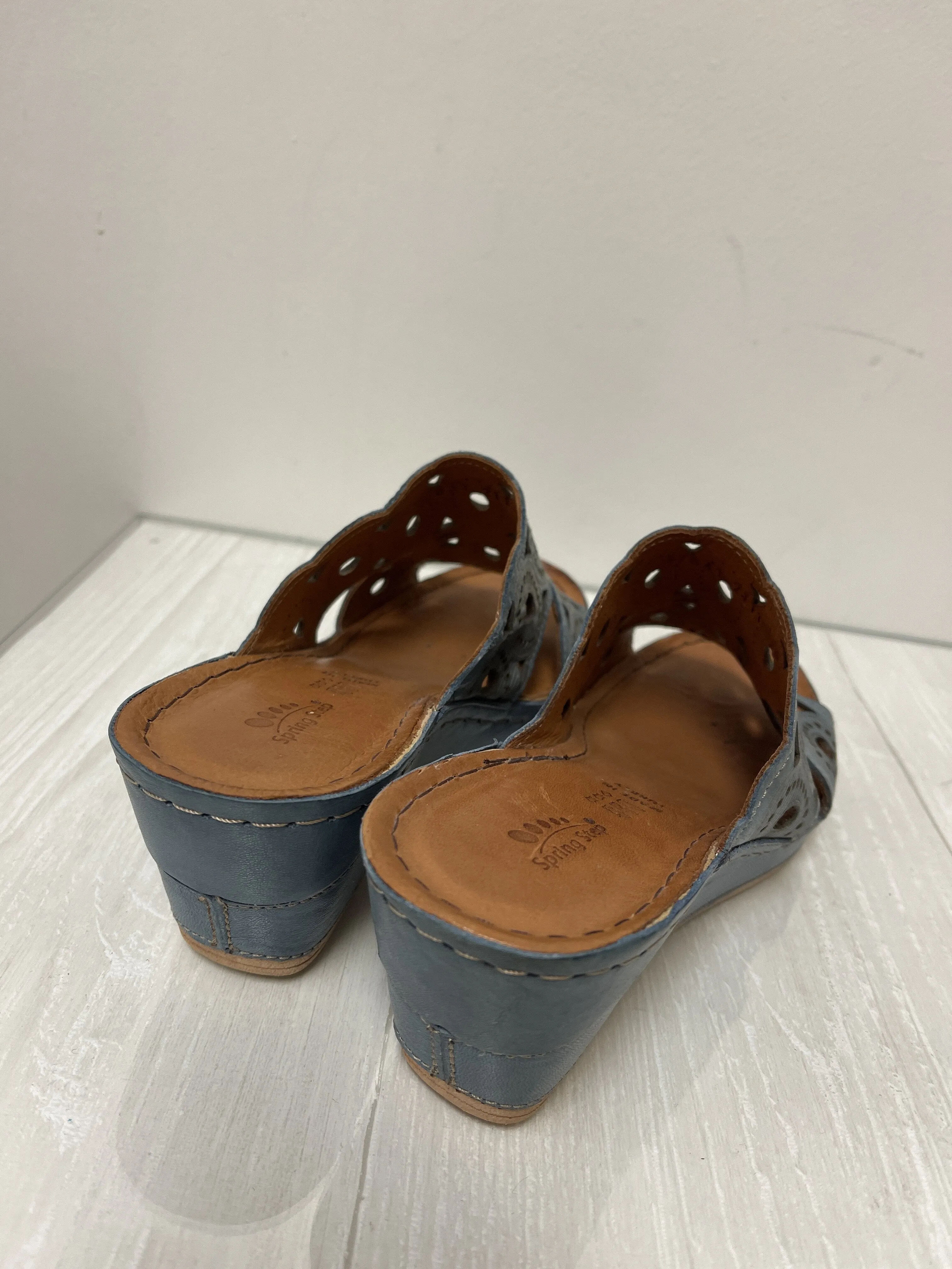 Sandals Heels Wedge By Spring Step  Size: 7.5