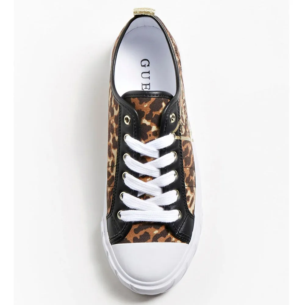 Scarpe Donna GUESS Sneakers Linea Kerrie Colore Leopard