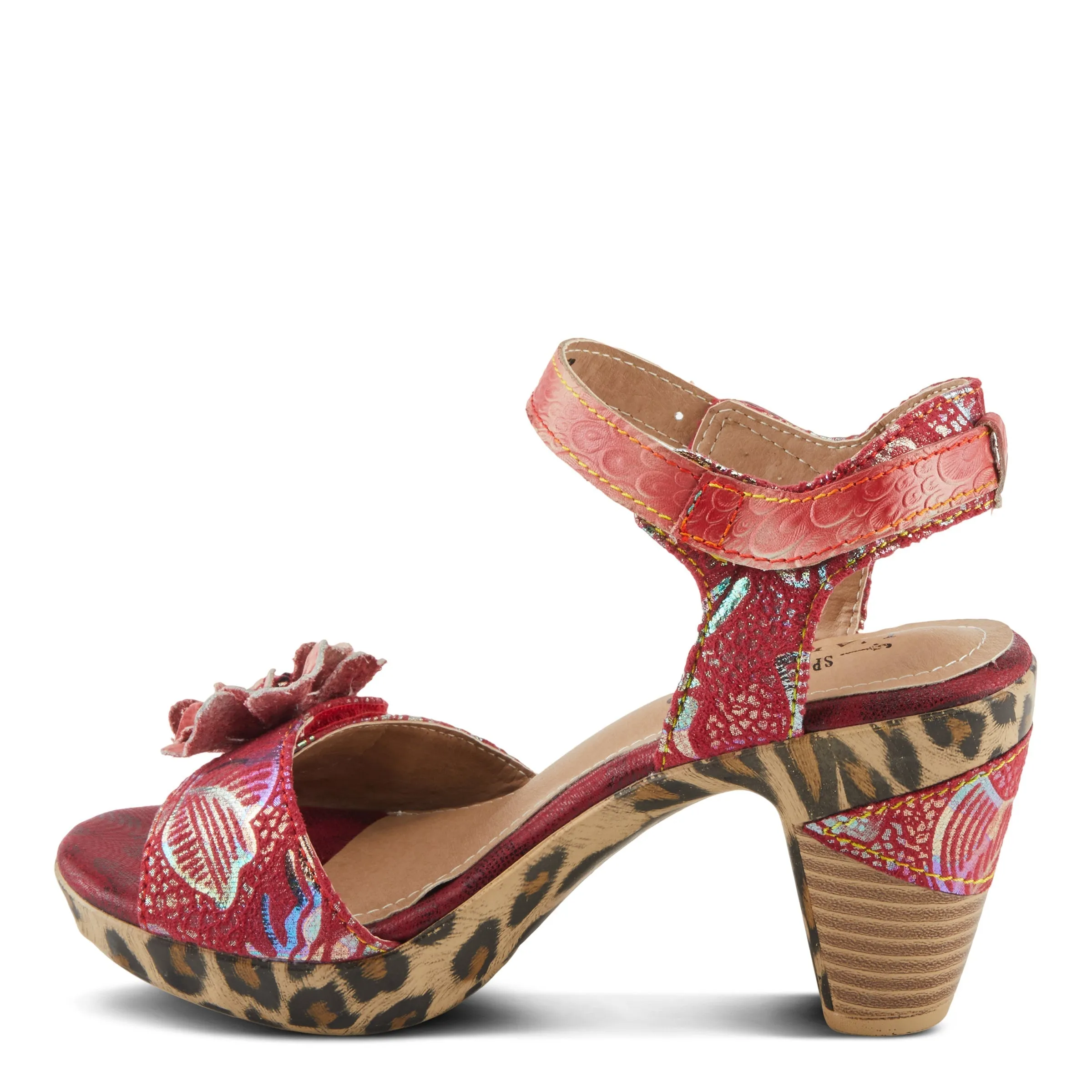 Spring Step Shoes  L'Artiste Wildcat Sandals Women's Leather Combo 3.75" Heel