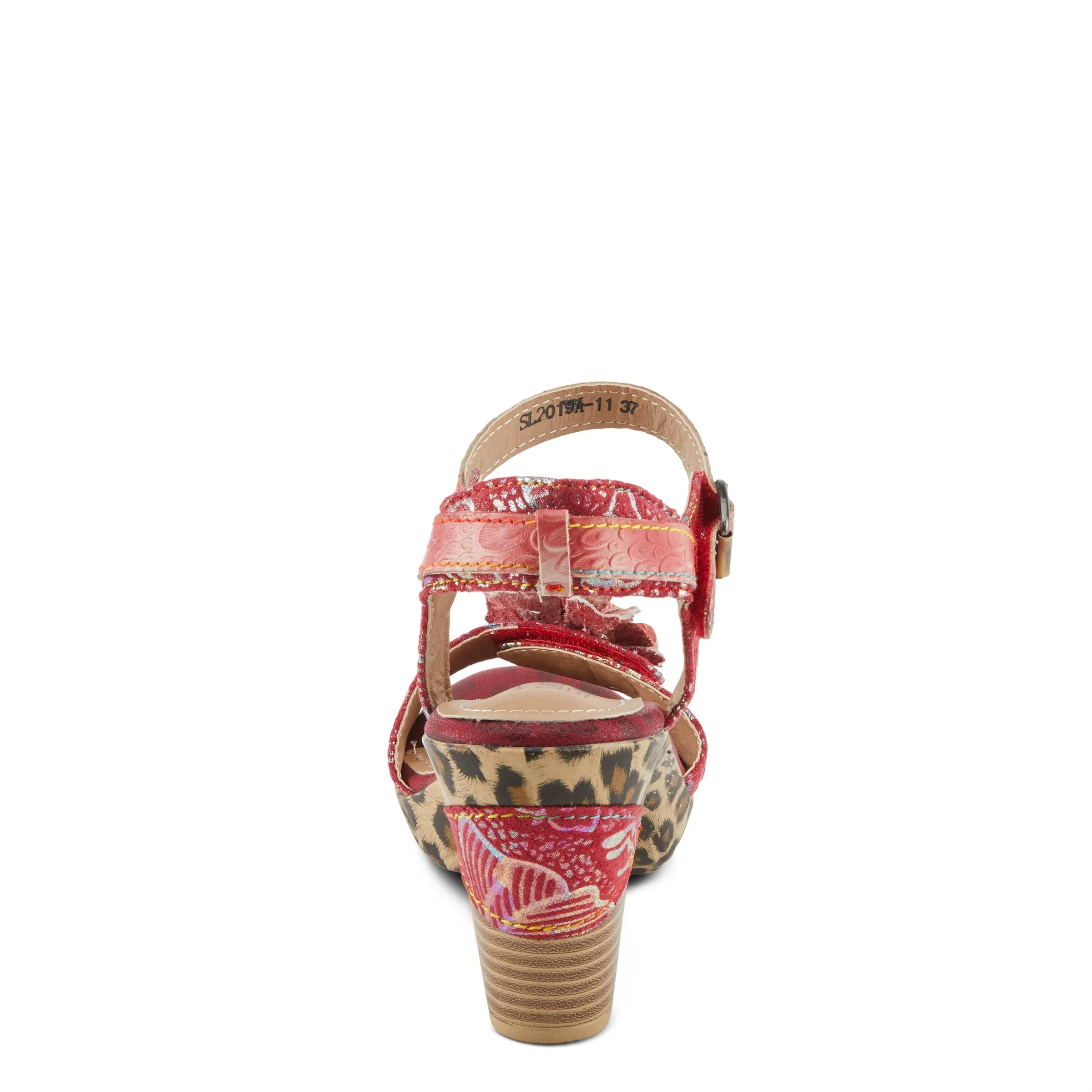 Spring Step Shoes  L'Artiste Wildcat Sandals Women's Leather Combo 3.75" Heel