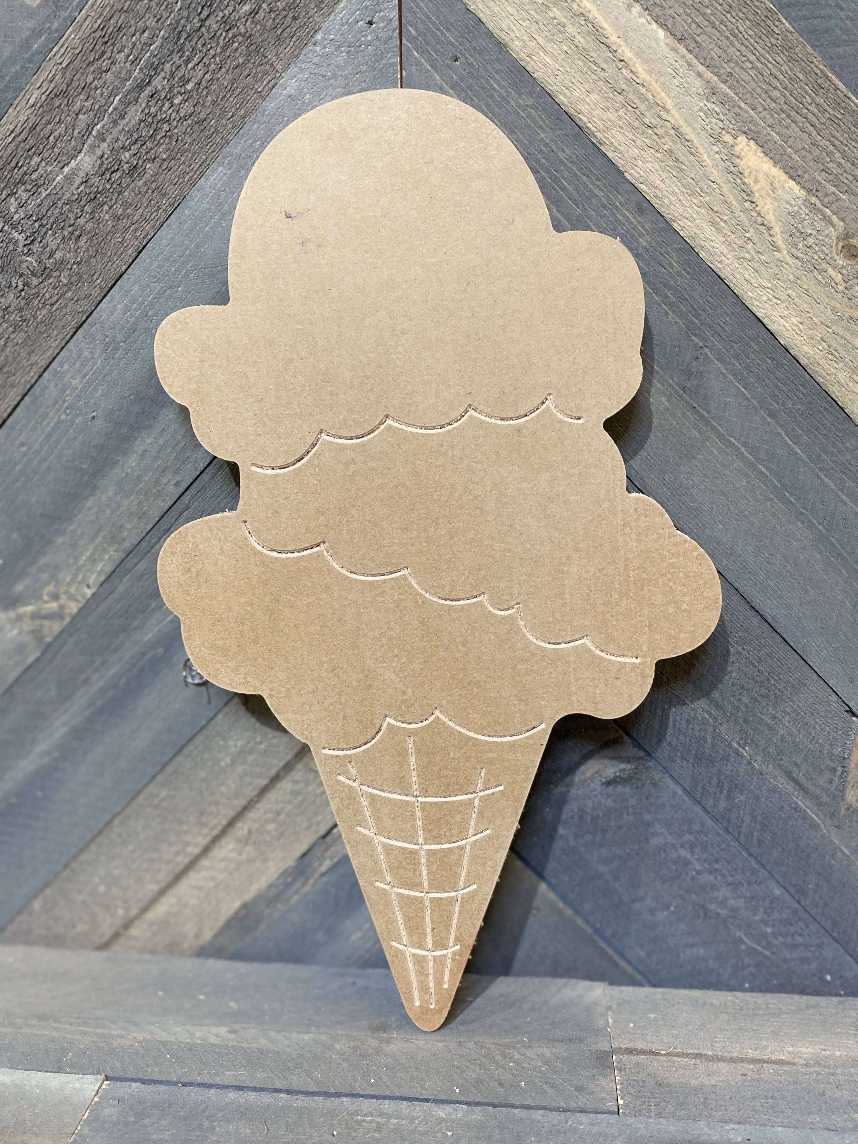 Summer Ice Cream Blank