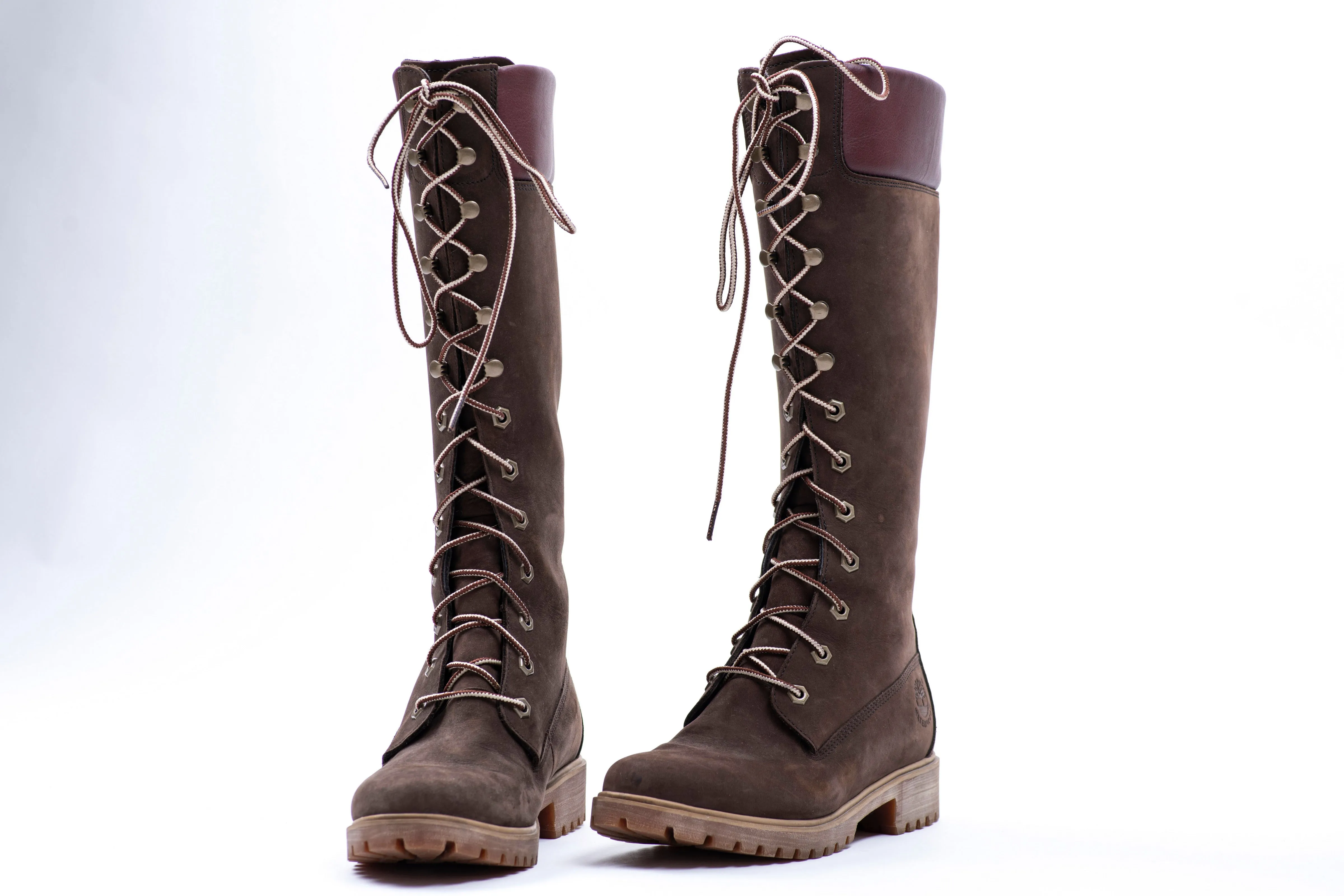 Timberland Premium Women's 14inch Knee High Brown Boots, EU 36, USA 5.5