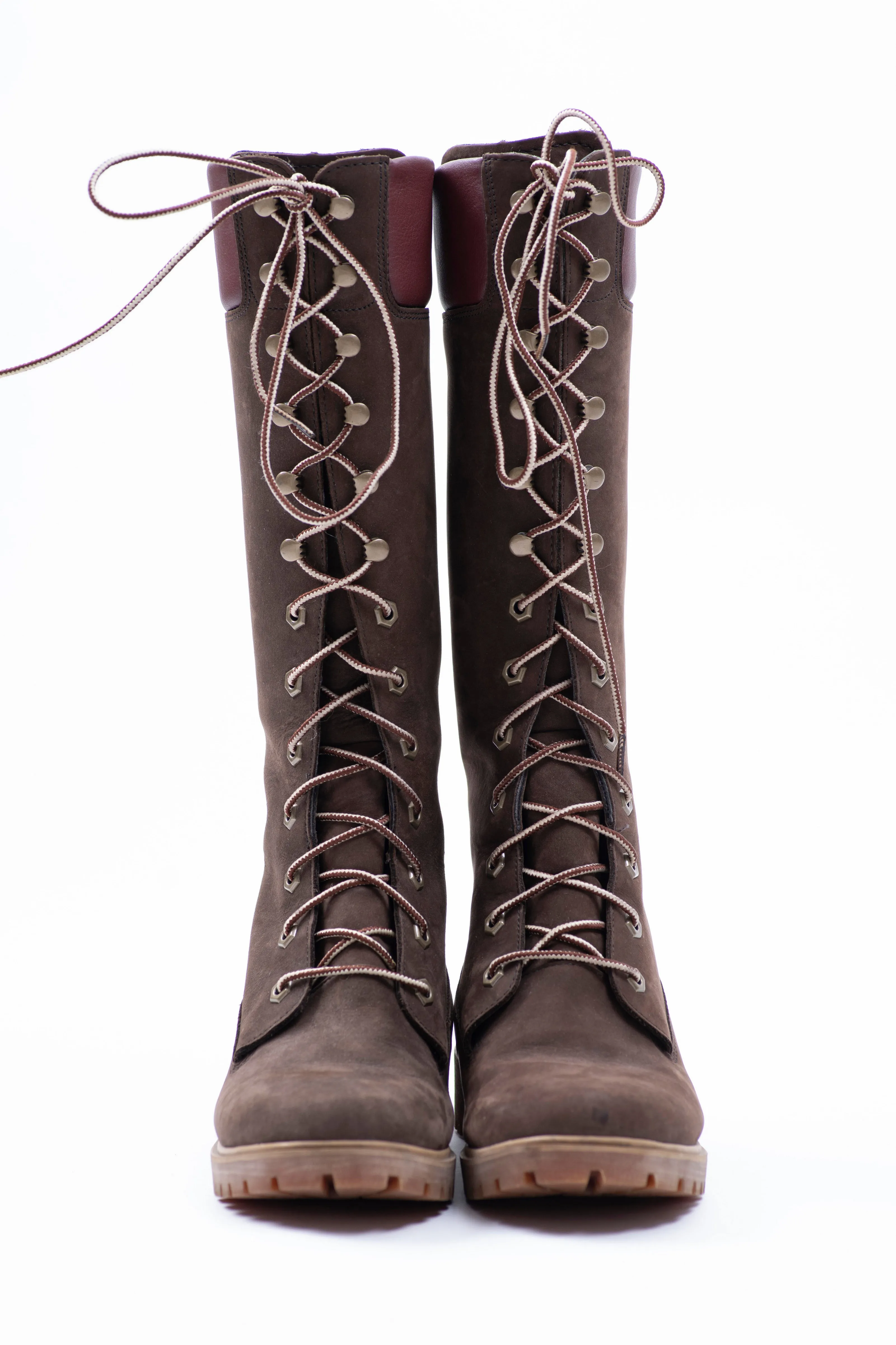 Timberland Premium Women's 14inch Knee High Brown Boots, EU 36, USA 5.5