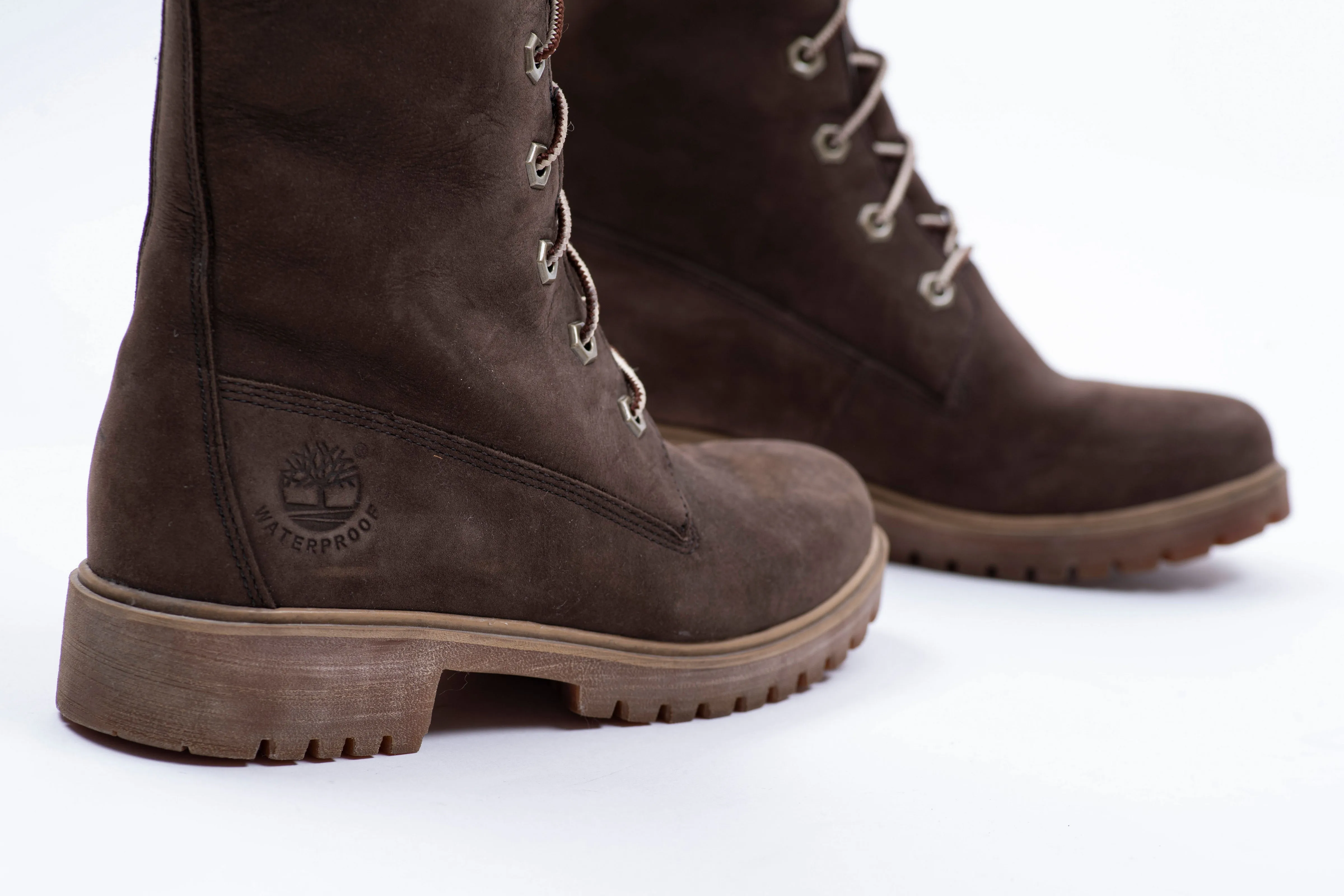 Timberland Premium Women's 14inch Knee High Brown Boots, EU 36, USA 5.5