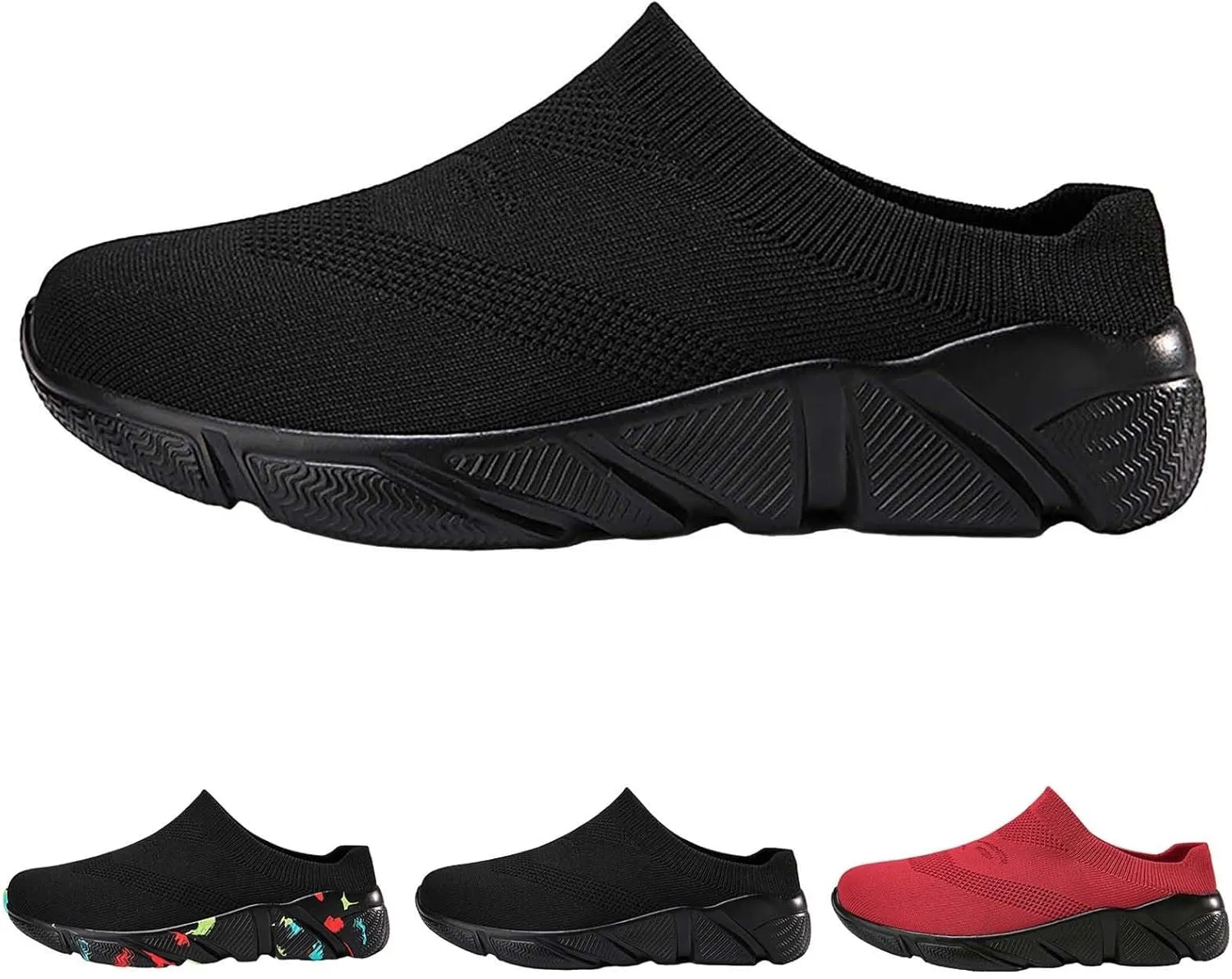 Women Gym Shoes Soft Platform Slip On Breathable Mesh Sneakers Summer Casual Comfortable Non Slip Walking Sport Shoes